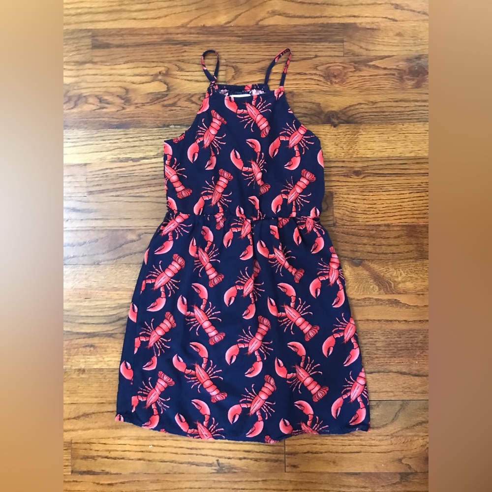 Girls Old Navy Crawfish Themed Dress NWOT
Waist Spaghetti Straps 
Small … - Picture 7 of 9